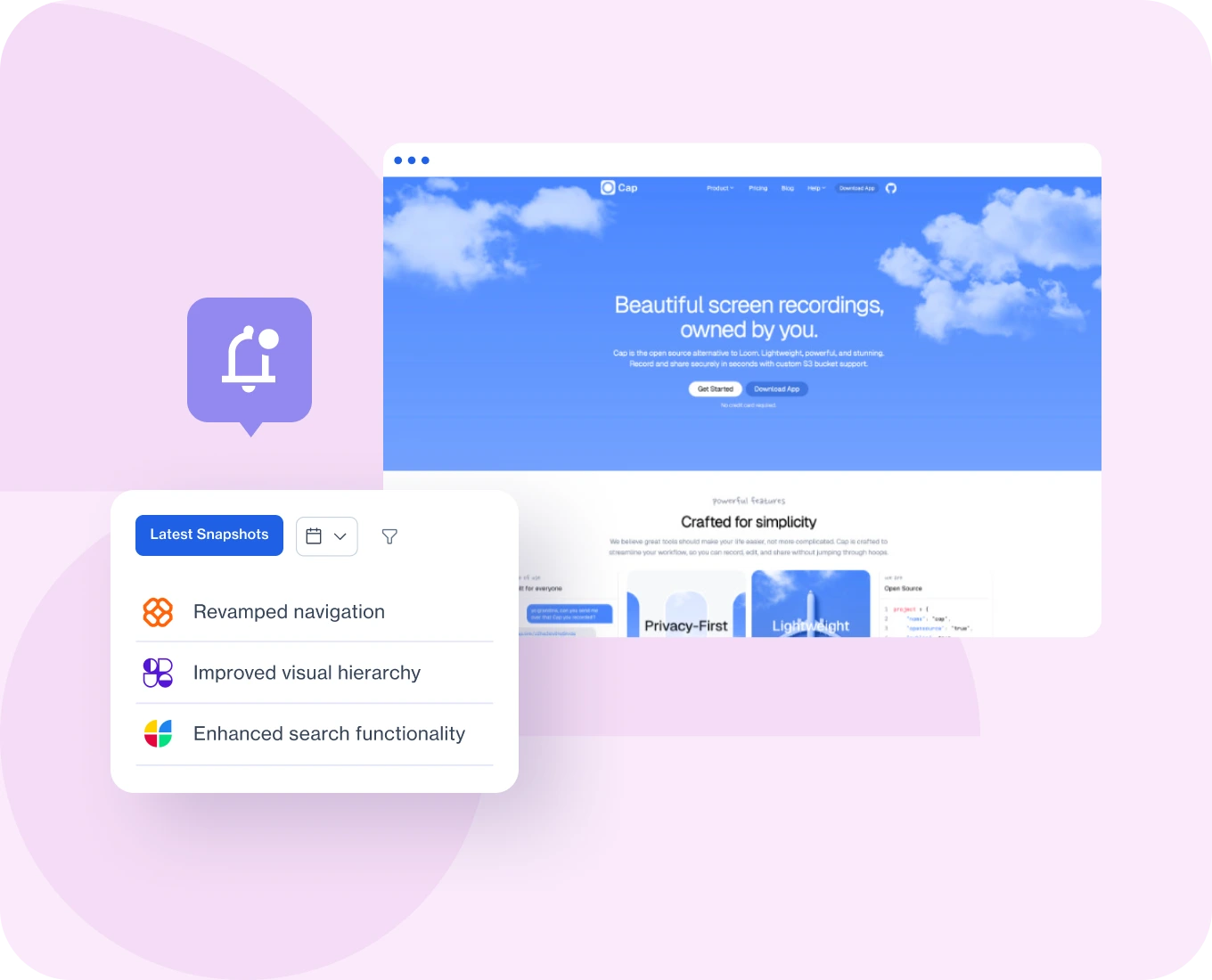 Competitor website insights