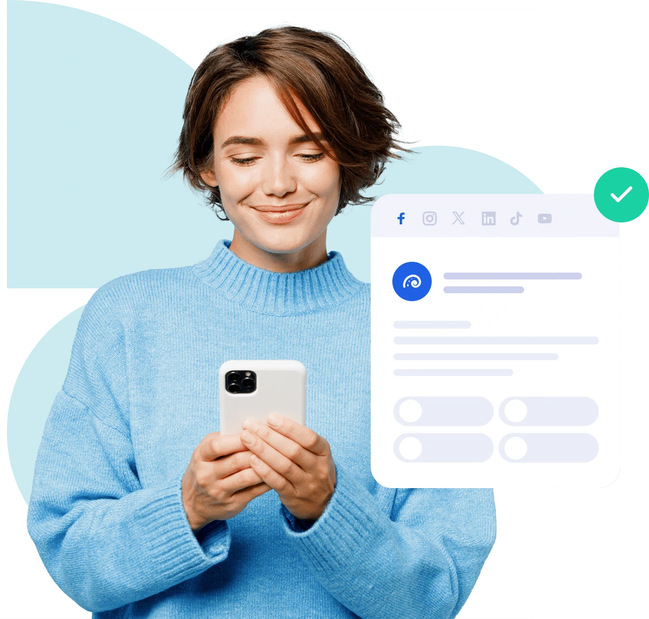 Social media content approval