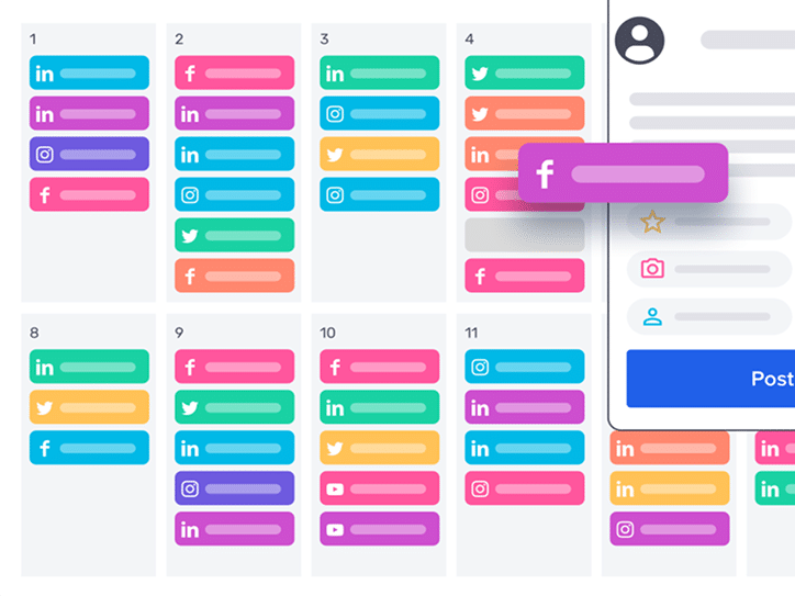 Content Calendar Layout